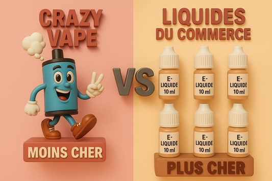 Crazy Vape : Moins Cher, Plus Fun, Mieux que le Commerce !